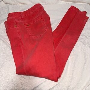 Women’s Michael Kors Coral Denim Jeans Size 6